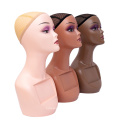 Têtes de mannequin de perruque d&#39;affichage de maquillage féminin pour perruques